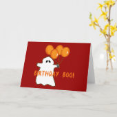 Halloween Verjaardag T-shirts en geschenken Kaart (Gele Bloem)