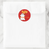 Halloween Verjaardag T-shirts en geschenken Ronde Sticker (Tas)
