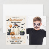 Halloween verjaardag uitnodiging (Voorkant / Achterkant)