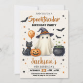 Halloween verjaardag uitnodiging (Voorkant)