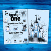 Halloween Verjaardag Uitnodiging Jongens Spooky On