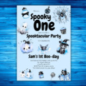 Halloween Verjaardag Uitnodiging Jongens Spooky On
