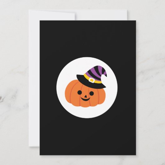 Halloween verjaardag Uitnodiging, Kostuumfeest Kaart (Achterkant)