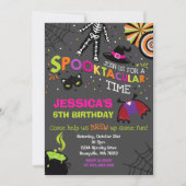 Halloween Verjaardag Uitnodiging Spooktacular Part (Voorkant)