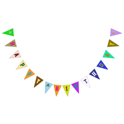 Halloween-verjaardag van kind vlaggetjes (Alle)