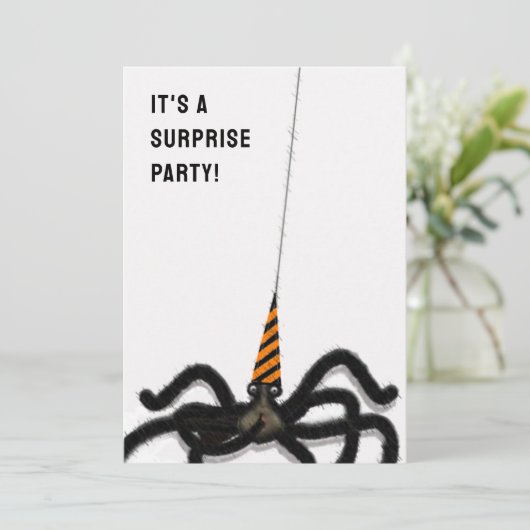 Halloween Verjaardag Verrassingsfeest Kaart (Staand voorkant)