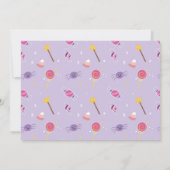 Halloween Verjaardag VIERever 4e Meisjes Party Fot Kaart (Achterkant)