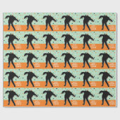 Halloween Verjaardagscadeau Cadeaupapier (Vlak)