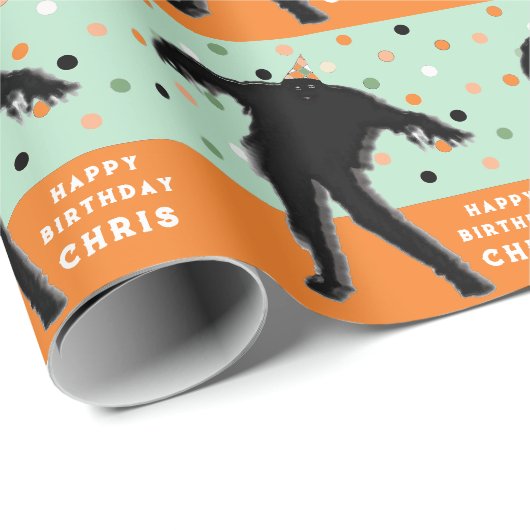 Halloween Verjaardagscadeau Cadeaupapier (Rol Hoek)