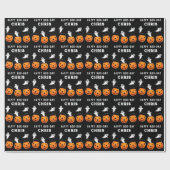 Halloween Verjaardagscadeau Cadeaupapier (Vlak)