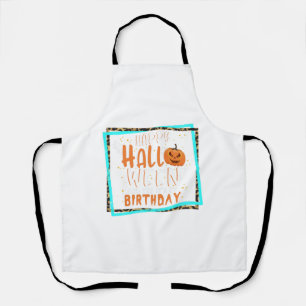 Halloween verjaardagscadeau Shirt, Halloween Verja Schort