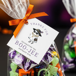Halloween verjaardagsfeest Boujee Ghost Bedankjes Labels