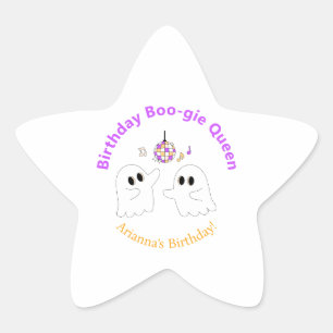 Halloween Verjaardagsfeest Griezelige Dansvloer Ster Sticker