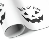 Halloween verjaardagsfeest | Jack O’ Fun Pumpkin Cadeaupapier (Rol Hoek)