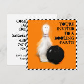 HALLOWEEN VERJAARDAGSFEEST KAART (Voorkant / Achterkant)