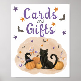 Halloween Verjaardagsfeest Kaarten en Cadeaus Post Poster
