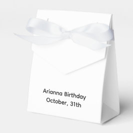 Halloween verjaardagsfeest | Minimaal spookontwerp Bedankdoosjes