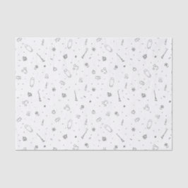 Halloween verjaardagsfeest | Minimaal spookontwerp Tissuepapier