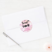 Halloween Verjaardagsfeest Roze Meisje Schattige S Ronde Sticker (Envelop)