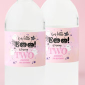 Halloween Verjaardagsfeest Roze Meisje Schattige S Waterfles Etiket