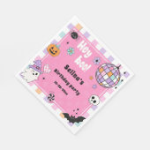 Halloween verjaardagsfeest servet (Hoek)