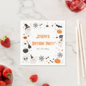 Halloween verjaardagsfeest servet (Insitu)