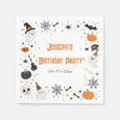 Halloween verjaardagsfeest servet (Voorkant)