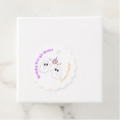 Halloween verjaardagsfeest | Spooky Dancefloor Gho Bedankjes Labels (In situ)