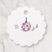 Halloween verjaardagsfeest | Spooky Dancefloor Gho Bedankjes Labels (Achterkant)