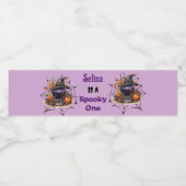 Halloween Verjaardagsfeestje Drink Cocktail Waterfles Etiket (Enkel label)