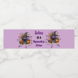 Halloween Verjaardagsfeestje Drink Cocktail Waterfles Etiket