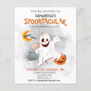 Halloween Verjaardagsfeestje Kinderen Spooktaculai