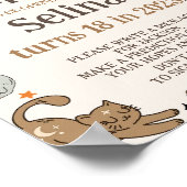 Halloween Verjaardagsfeestje Schattigee Tijd Capsu Poster (Hoek)