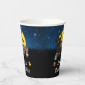 Halloween Verjaardagsfeestje Weerwolf Blauw Papieren Bekers (Links)