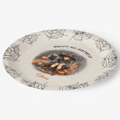 Halloween Verjaardagsfeestje Witch Papier Borden Papieren Bordje (Gekanteld)