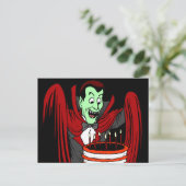 Halloween verjaardagsgroeten briefkaart (Staand voorkant)