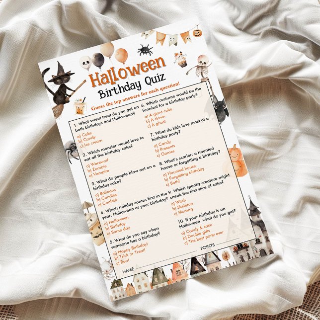 Halloween Verjaardagskiezen voor Kinderen (Creator heeft geüpload)