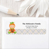 Halloween verjaardagskostuum etiket (Insitu)