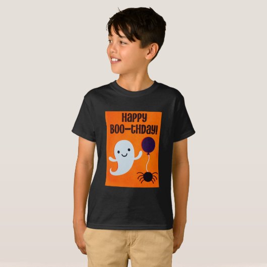 halloween verjaardagsshirt t-shirt (Voorkant volledig)