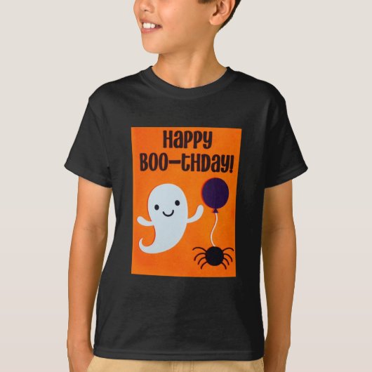 halloween verjaardagsshirt t-shirt (Voorkant)
