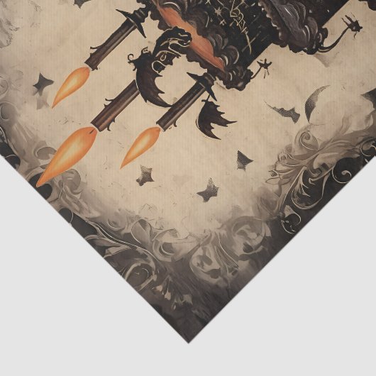  Halloween verjaardagstaart Tissuepapier (Detail)