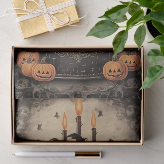 Halloween verjaardagstaart Tissuepapier (Geschenk)