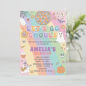 Halloween Verjaardagsuitnodiging, BEWERKBARE Hallo Kaart (Staand voorkant)