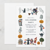 Halloween Verkleedfeest | Grappige Kinderen Spooka Kaart (Voorkant / Achterkant)