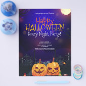 Halloween verkleedfeest, Halloween Night Terror Flyer (Enkel)