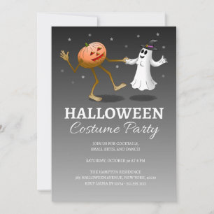 Halloween Verkleedfeest Kaart
