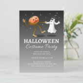 Halloween Verkleedfeest Kaart (Staand voorkant)