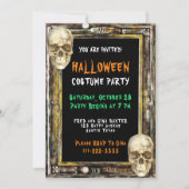 Halloween Verkleedfeest Kaart (Voorkant)