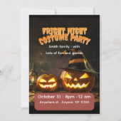 Halloween verkleedfeest  kaart (Voorkant)