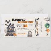 Halloween Verkleedfeest Kaart (Voorkant)